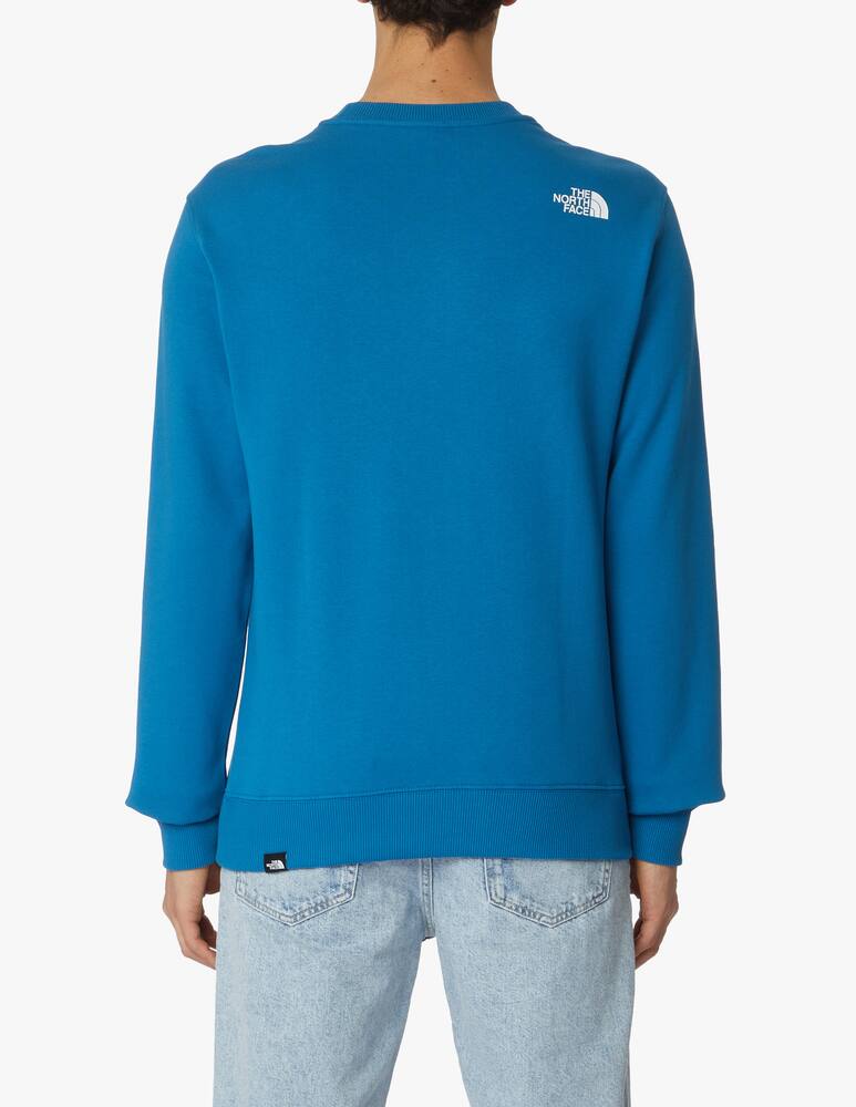 rinascente The North Face Big logo print standard roundneck sweatshirt - blue