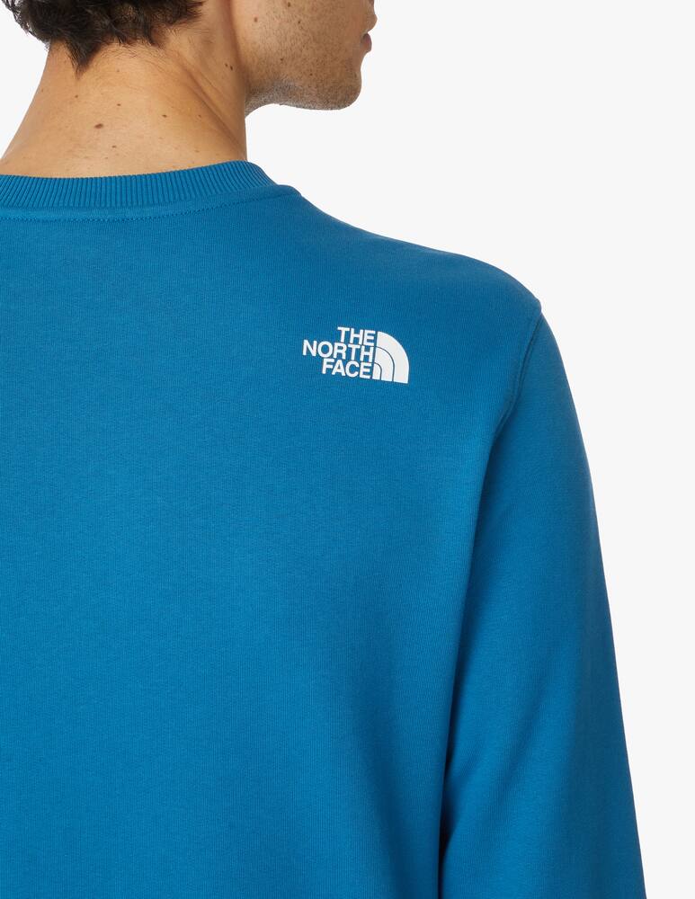 rinascente The North Face Big logo print standard roundneck sweatshirt - blue