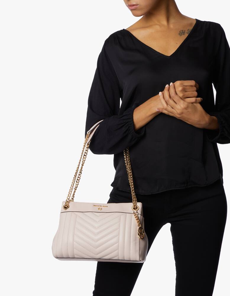 rinascente Michael Michael Kors Susan sm conv borsa a spalla in pelle