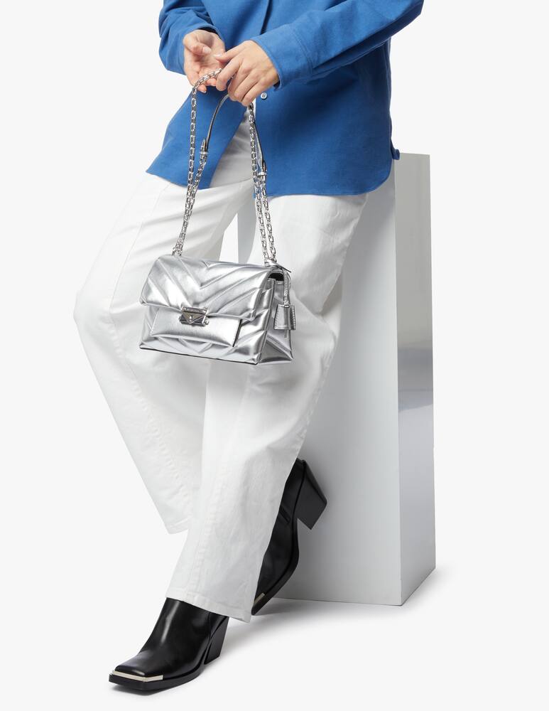 rinascente Michael Michael Kors Cece Md Cnv Chain Borsa a Spalla