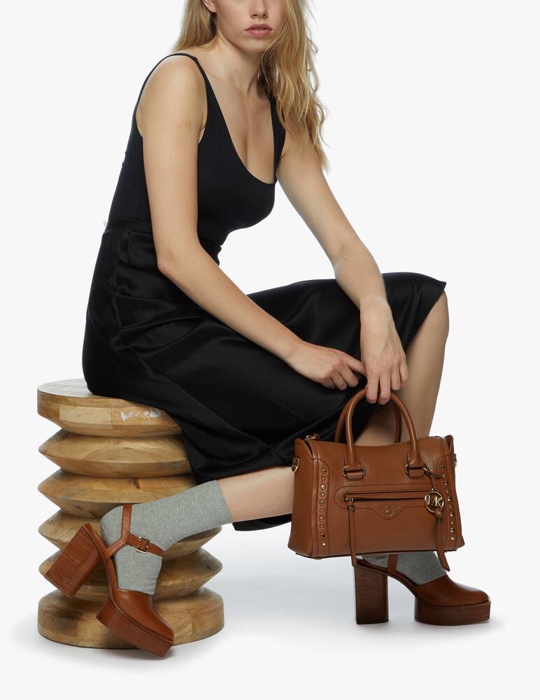 rinascente Michael Michael Kors Carina small borsa satchel in pelle