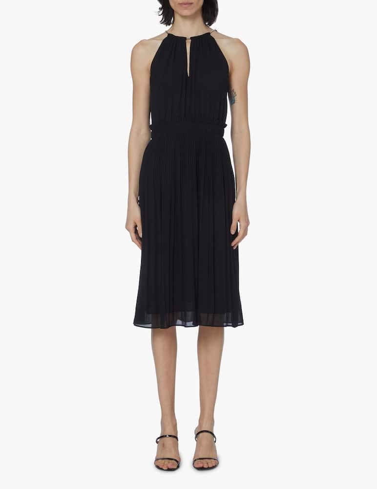 rinascente Michael Michael Kors Midi dress with chain - black