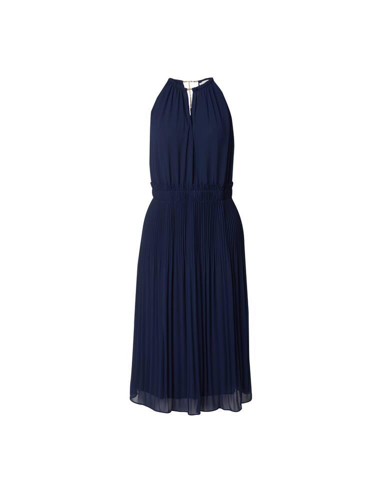 rinascente Michael Michael Kors Vestito midi collo americana - blu