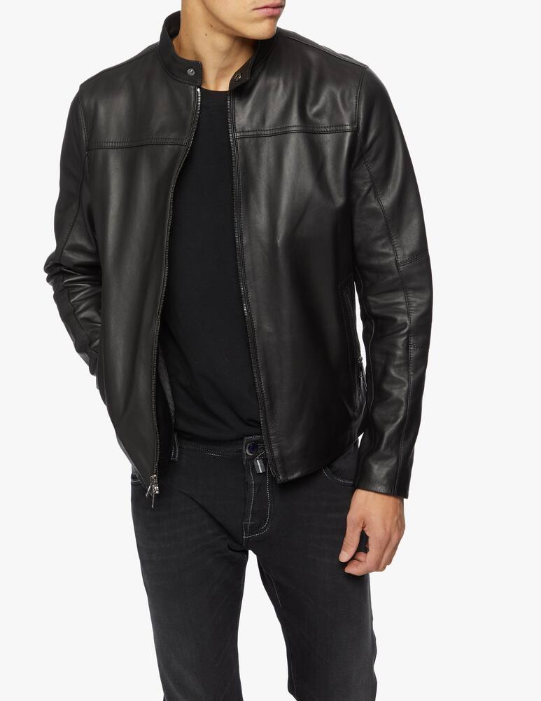 rinascente Michael Kors Full zip leather jacket