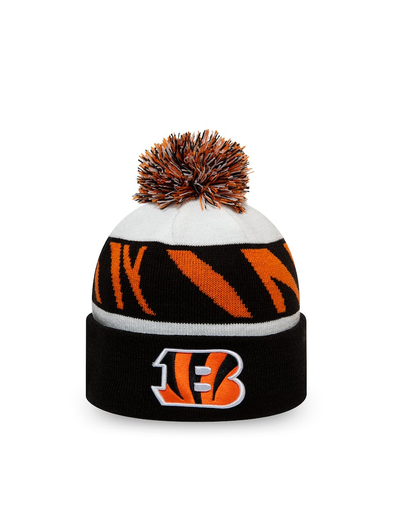 rinascente New Era Berretto con pop pon nfl striped cuff knit cinben otc