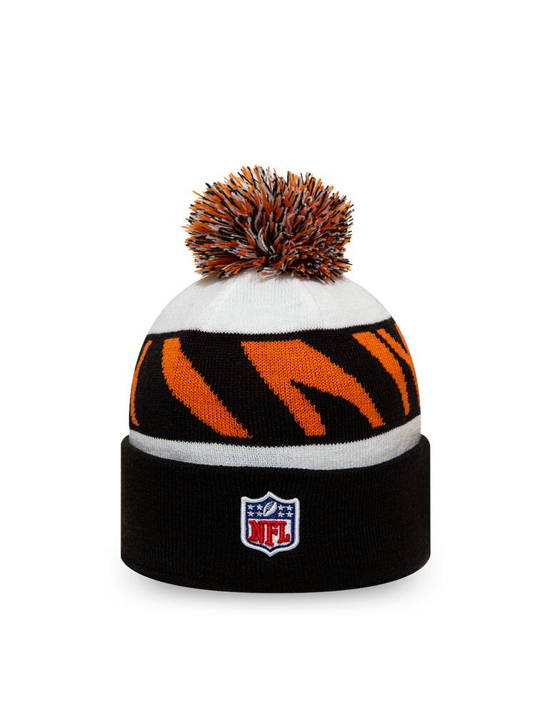 rinascente New Era Berretto con pop pon nfl striped cuff knit cinben otc