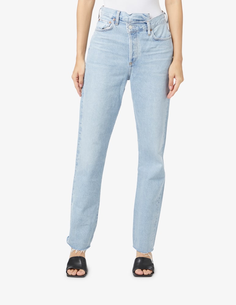 Agolde Criss cross straight in dimension jeans - Blue - picture 2 Agolde Criss cross straight in dimension jeans - Blue - picture 2