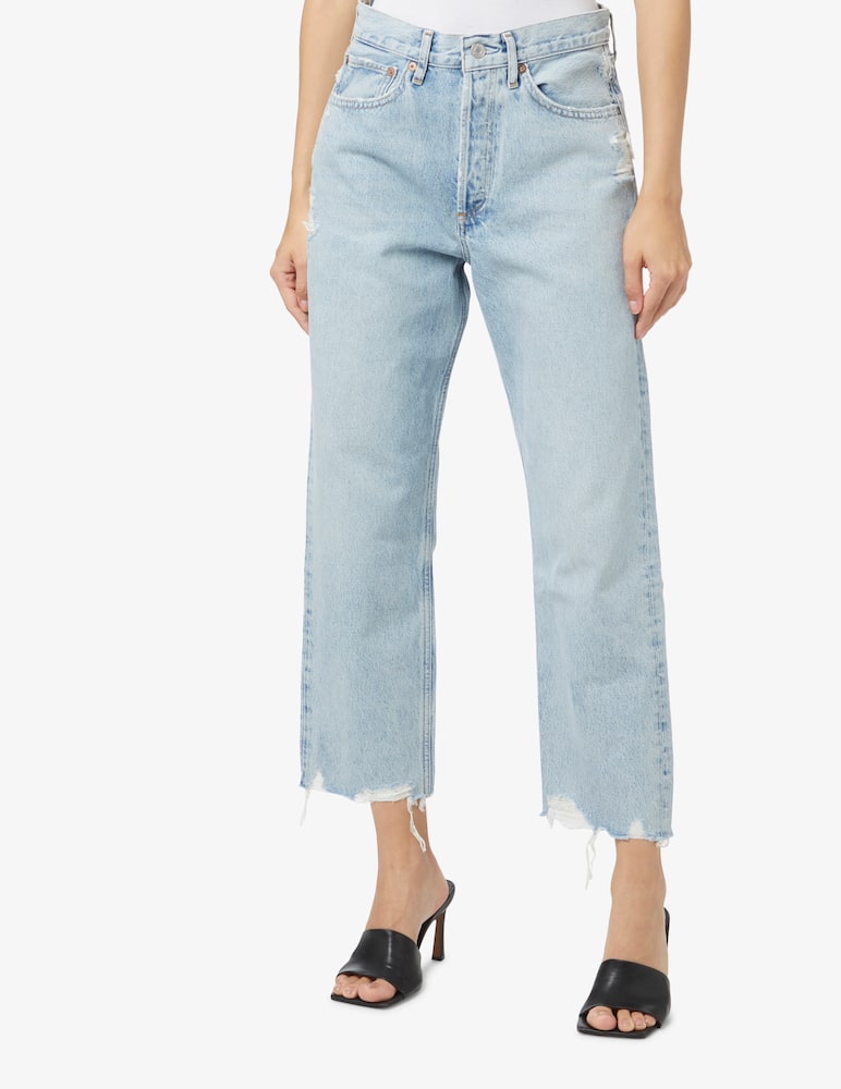 Agolde Jeans 90s crop In Nerve - Blu - immagine 1 Agolde Jeans 90s crop In Nerve - Blu - immagine 1
