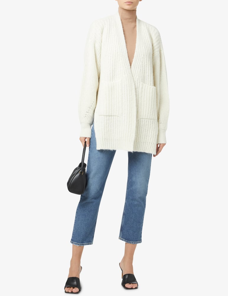 Agolde Riley crop in silence jeans - Blue - picture 1 Agolde Riley crop in silence jeans - Blue - picture 1