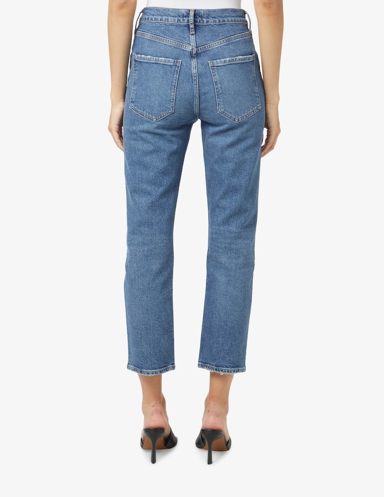 Agolde Riley crop in silence jeans - Blue - picture 3 Agolde Riley crop in silence jeans - Blue - picture 3