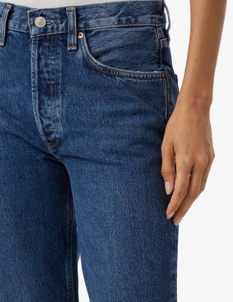 rinascente Agolde Jeans a vita media trombetta relax sfrangiato