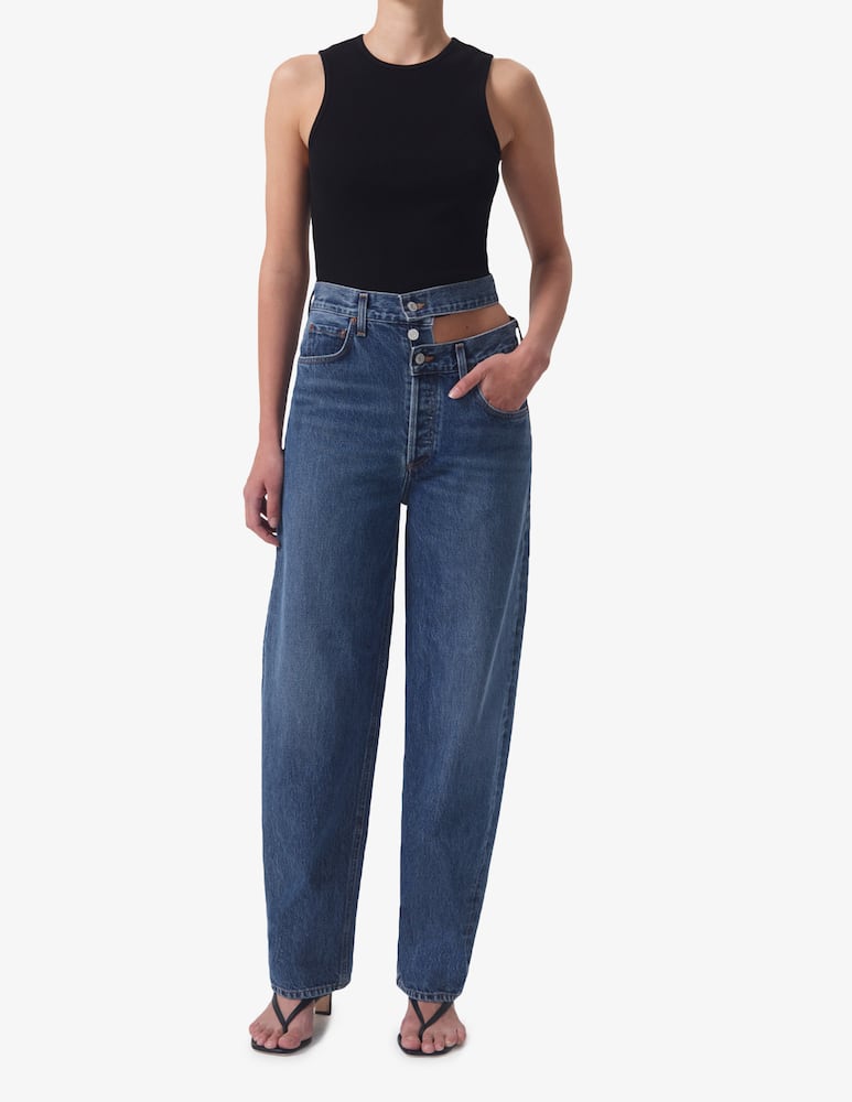 rinascente Agolde Broken waistband jeans