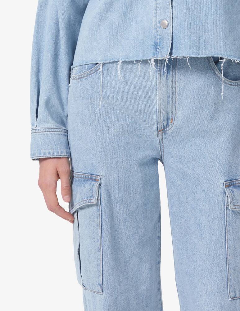 rinascente Agolde Minka cargo in realm jeans