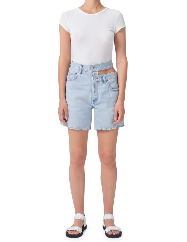 rinascente Agolde Broken waistband short