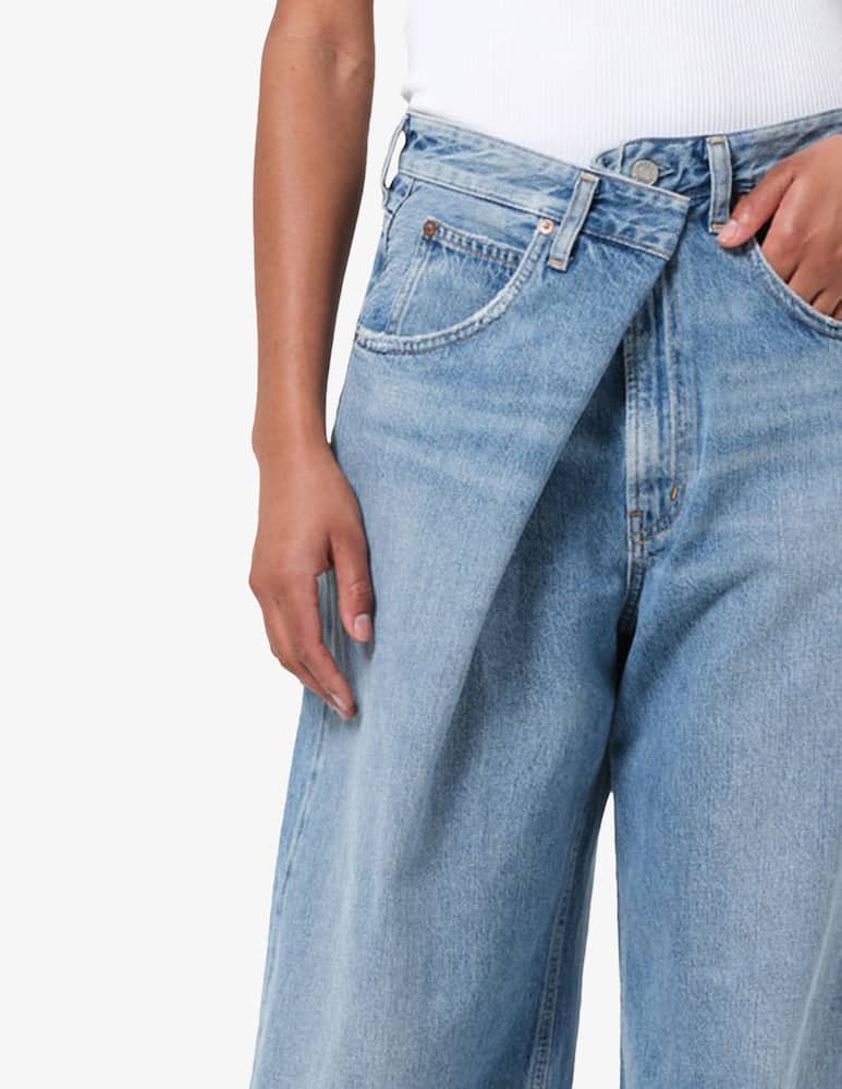 rinascente Agolde Jeans a gamba larga Vana Fold