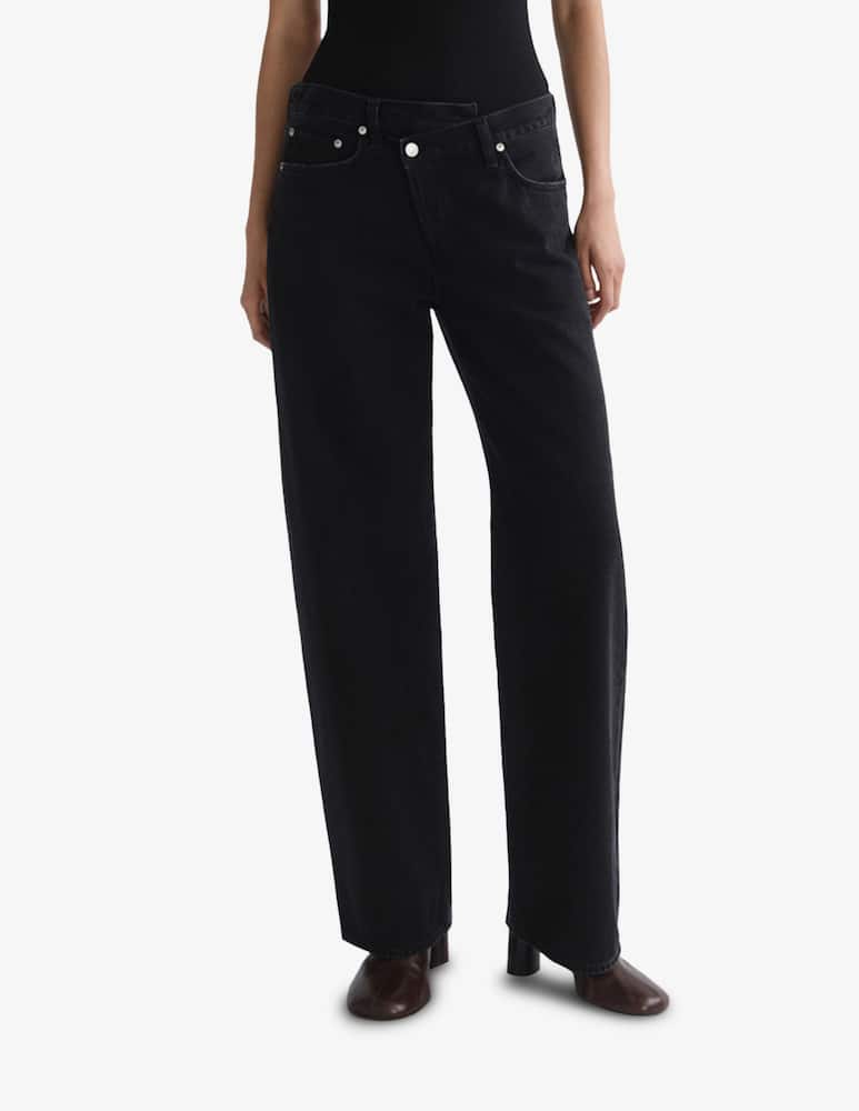 rinascente Agolde Criss cross straight-leg jeans