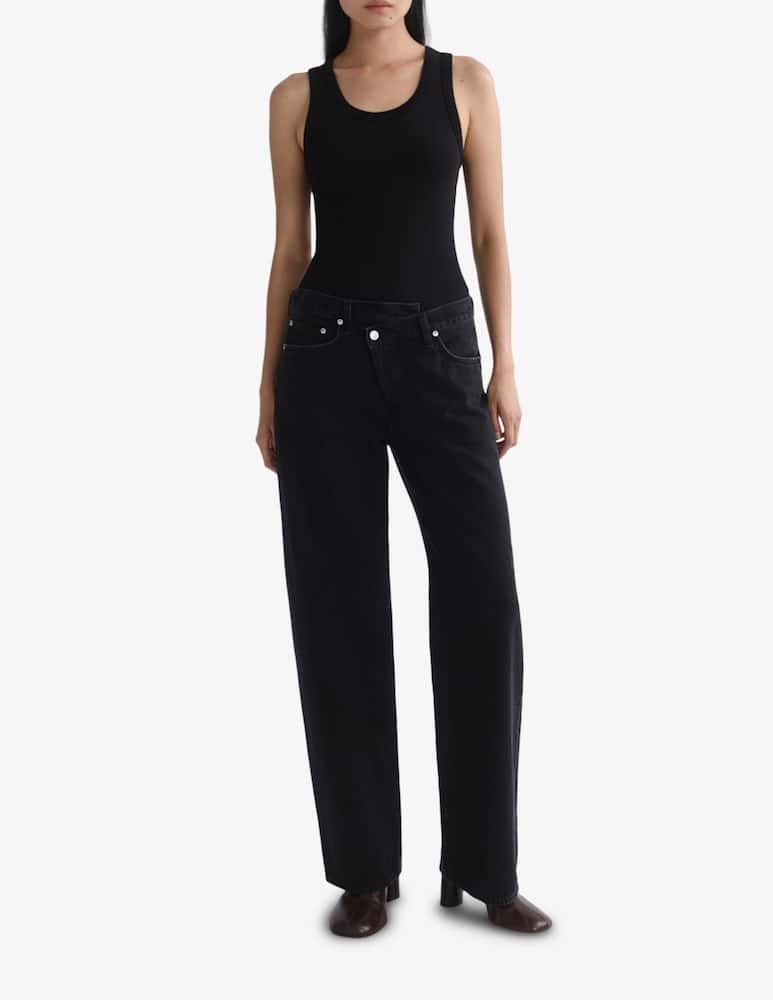 rinascente Agolde Criss cross straight-leg jeans