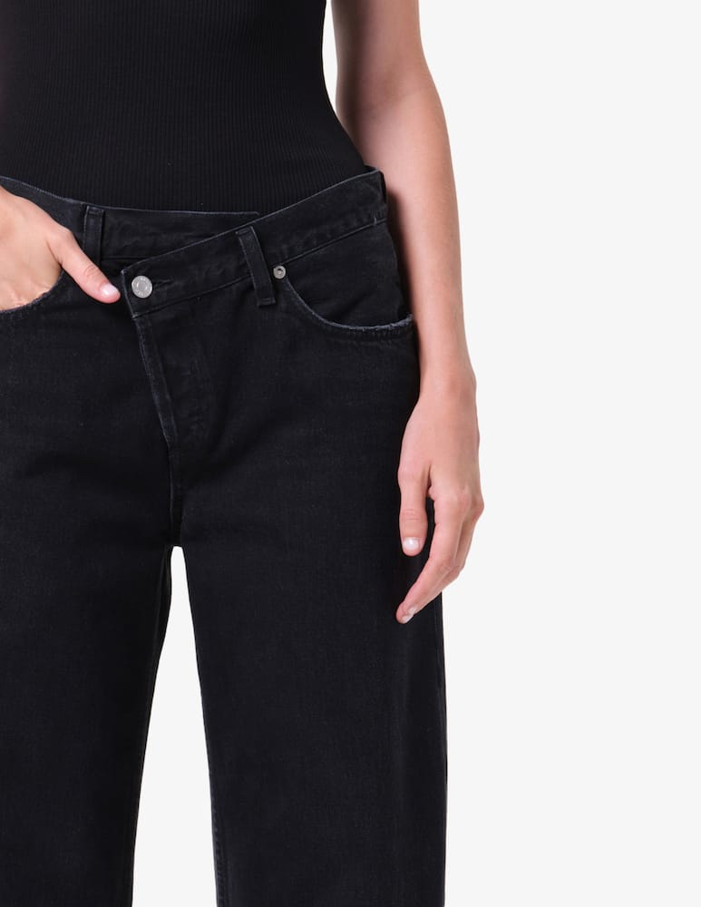 rinascente Agolde Criss cross straight-leg jeans