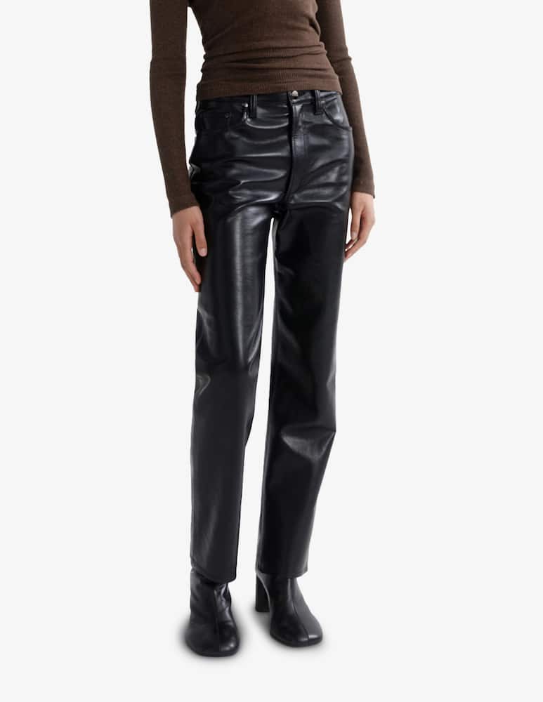 rinascente Agolde Pantaloni in finta pelle riciclata