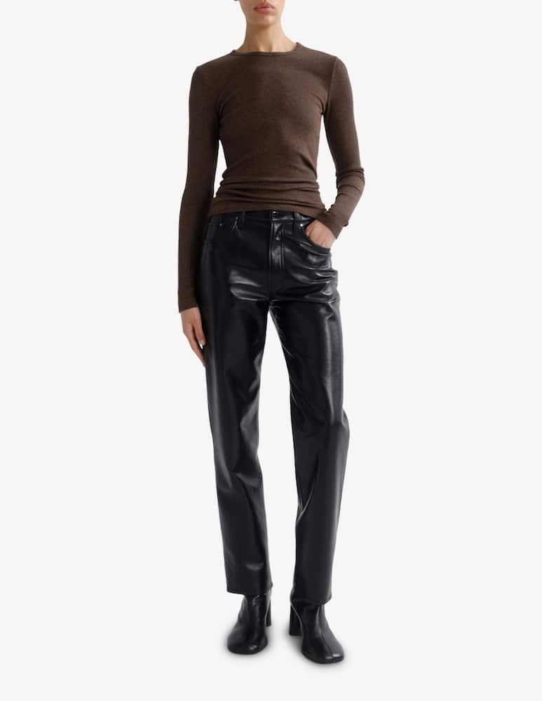 rinascente Agolde Pantaloni in finta pelle riciclata