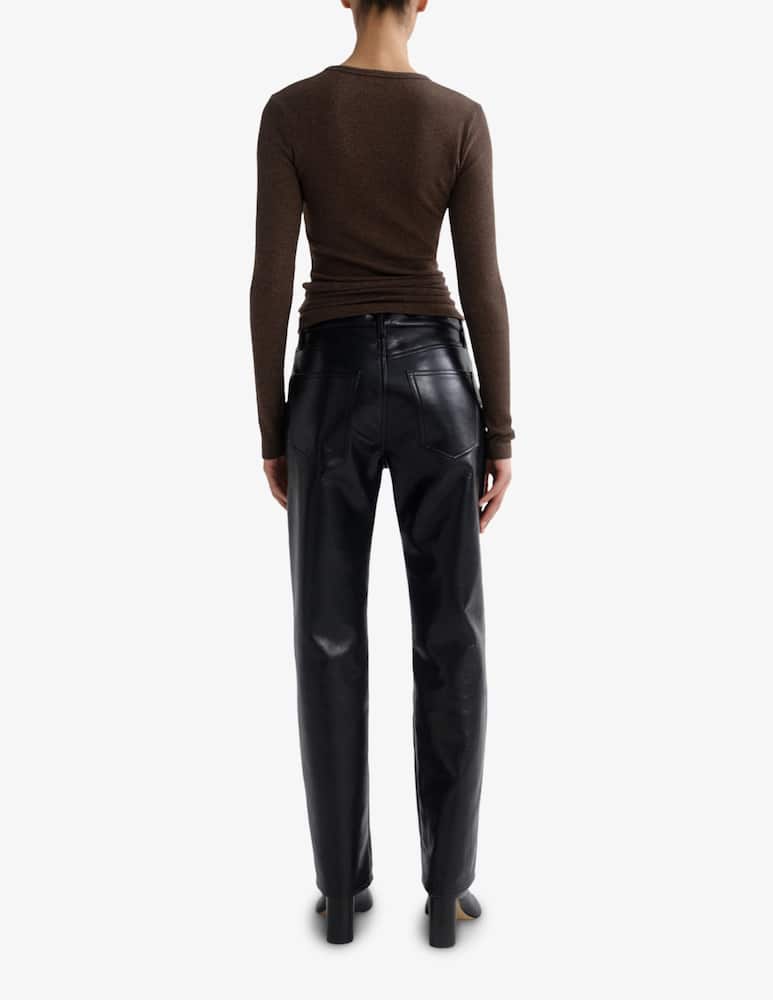 rinascente Agolde Pantaloni in finta pelle riciclata
