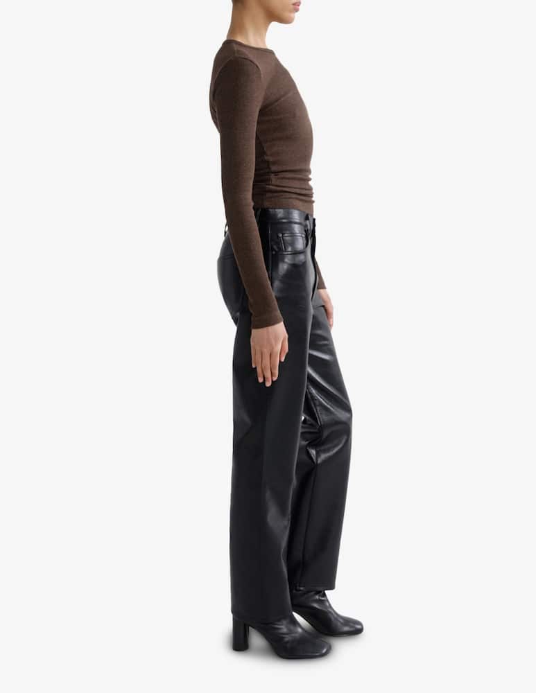 rinascente Agolde Pantaloni in finta pelle riciclata