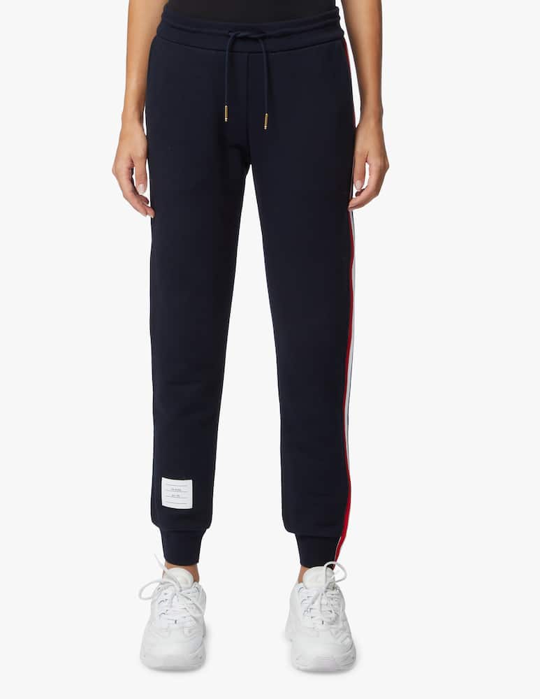 rinascente Thom Browne Pantaloni  felpa in cotone con righe