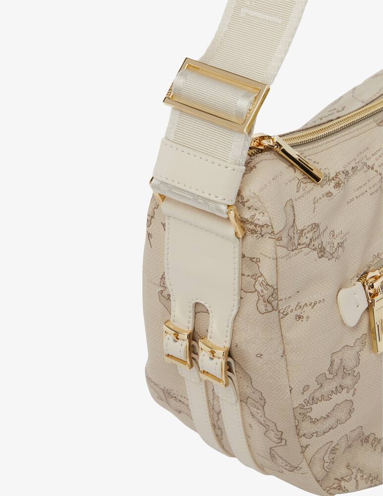 rinascente Alviero Martini Prima Classe Half moon safari bag