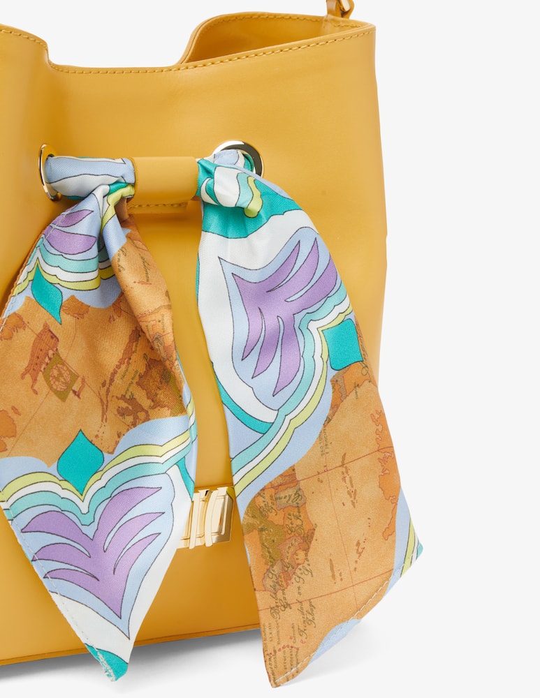rinascente Alviero Martini Borsa a secchiello con foulard geo