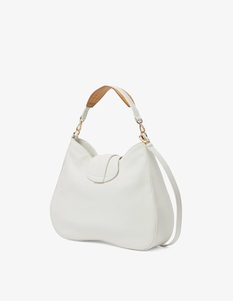 rinascente Alviero Martini Half moon bag in hammered leather