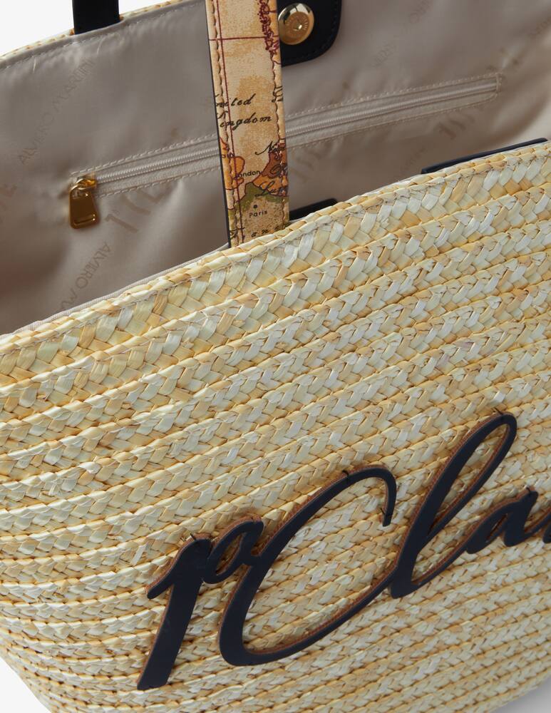 rinascente Alviero Martini Borsa shopper in rafia