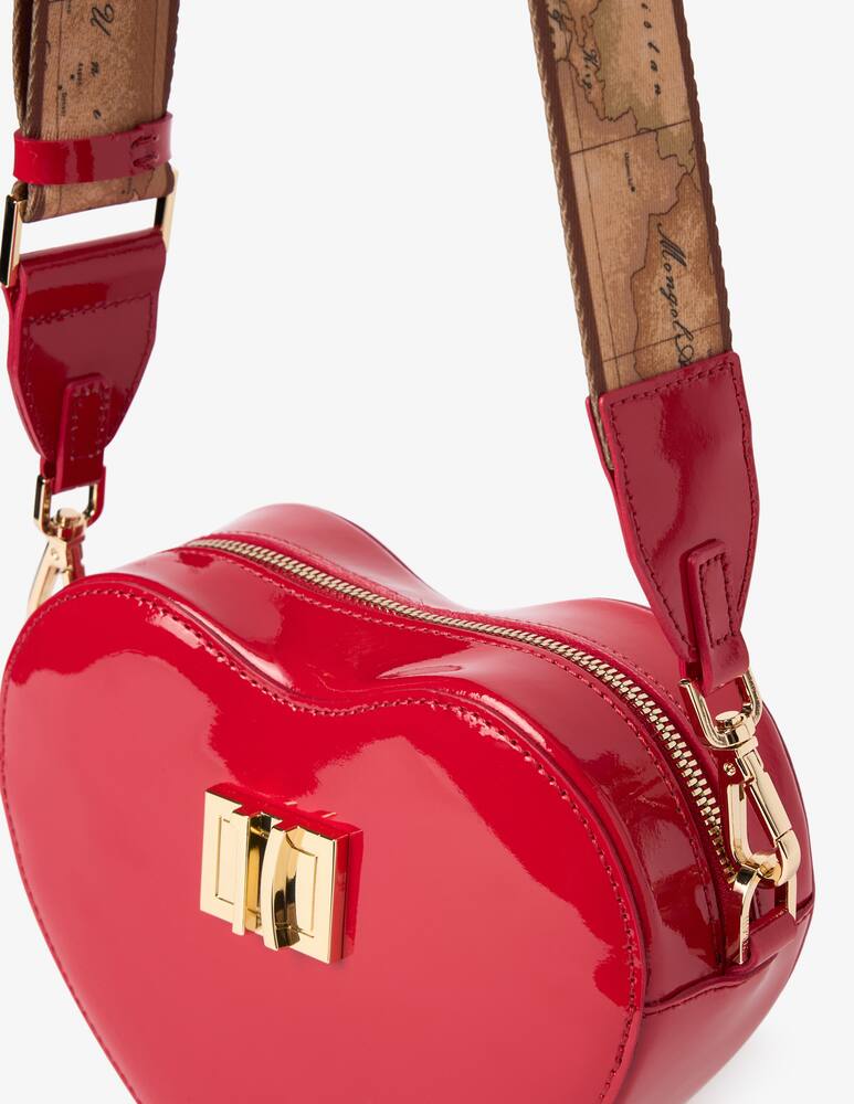rinascente Alviero Martini Borsa a cuore in vernice