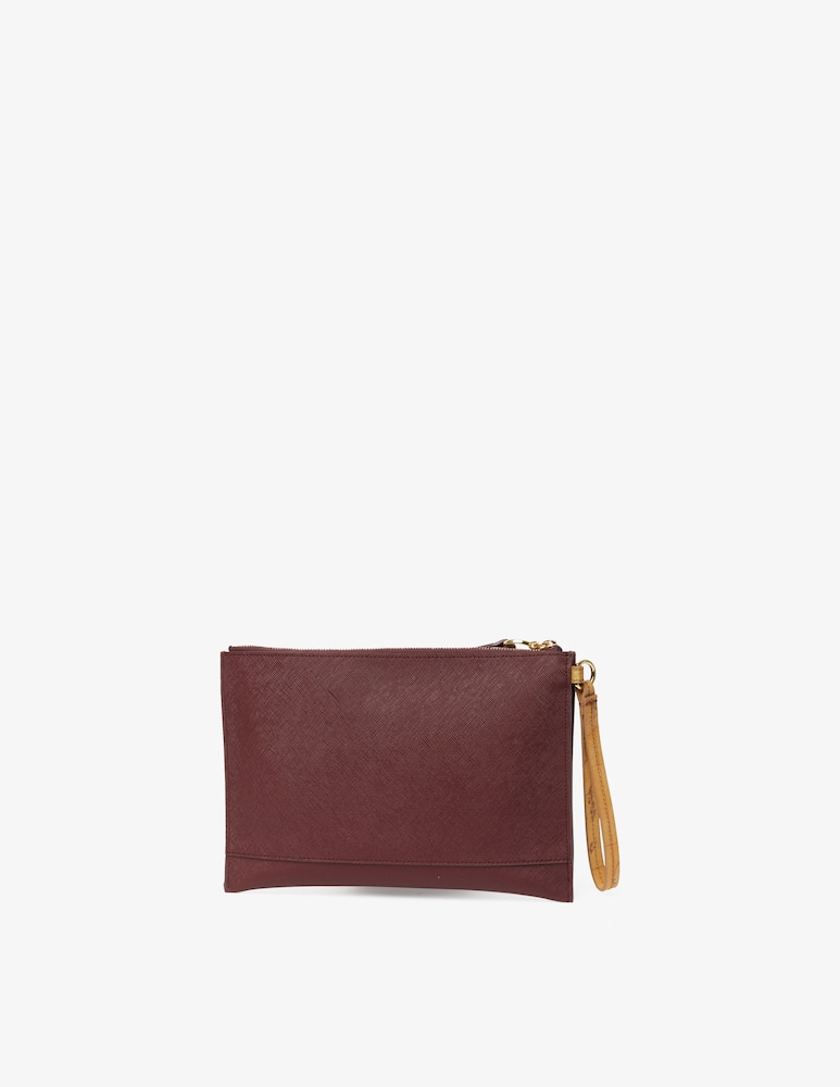 Alviero Martini Prima Classe Clutch piatta con polsiera - immagine 2 Alviero Martini Prima Classe Clutch piatta con polsiera - immagine 2