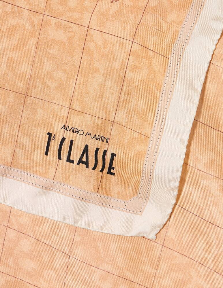 rinascente Alviero Martini Map pattern scarf