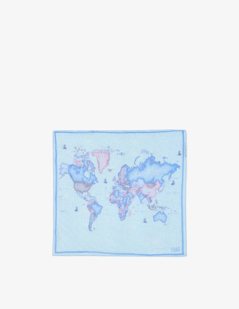 Alviero Martini Prima Classe Map print foulard - picture 1 Alviero Martini Prima Classe Map print foulard - picture 1