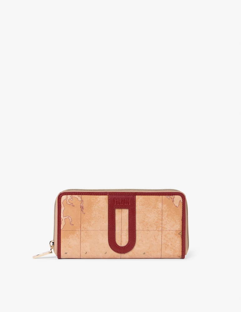 rinascente Alviero Martini Map print ziparound wallet