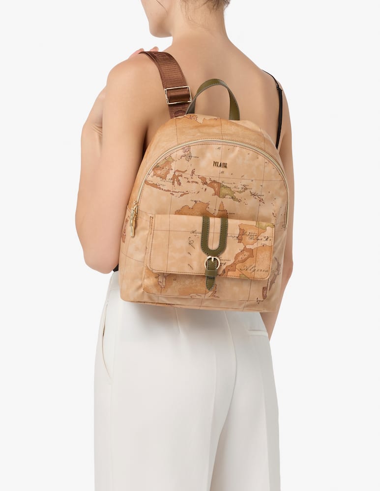 rinascente Alviero Martini Map print backpack