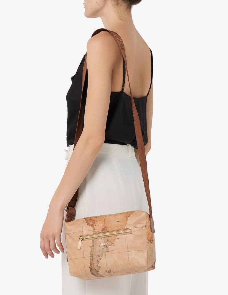 rinascente Alviero Martini Map print crossbody bag
