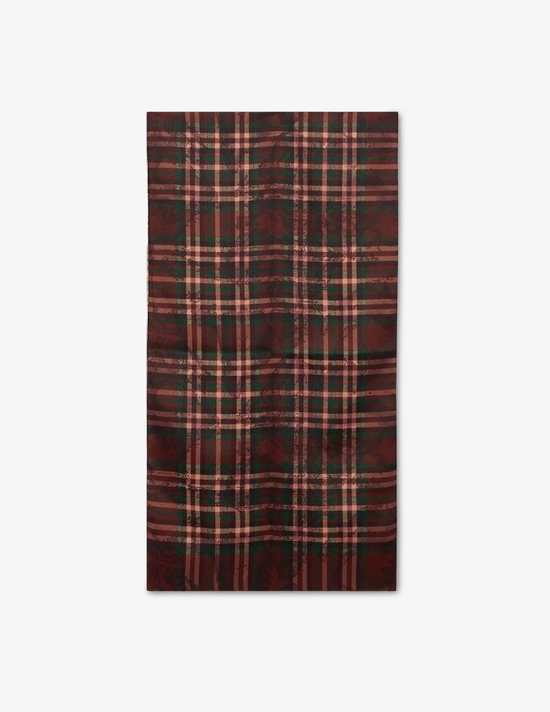 rinascente Alviero Martini Sciarpa tartan laminata