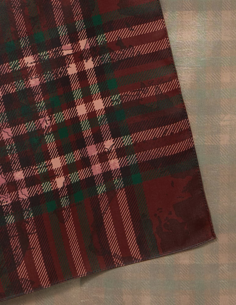 rinascente Alviero Martini Sciarpa tartan laminata