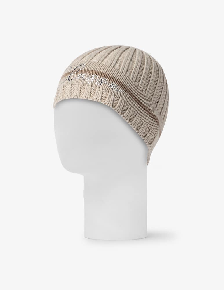 rinascente Alviero Martini Logo strass beanie