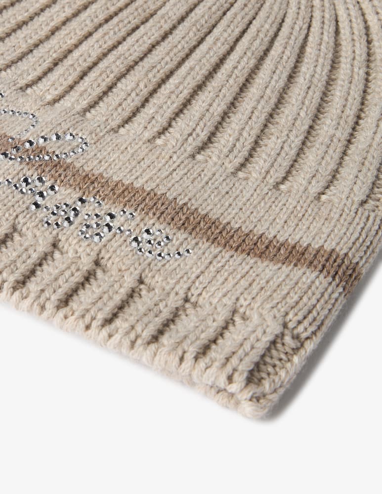 rinascente Alviero Martini Logo strass beanie