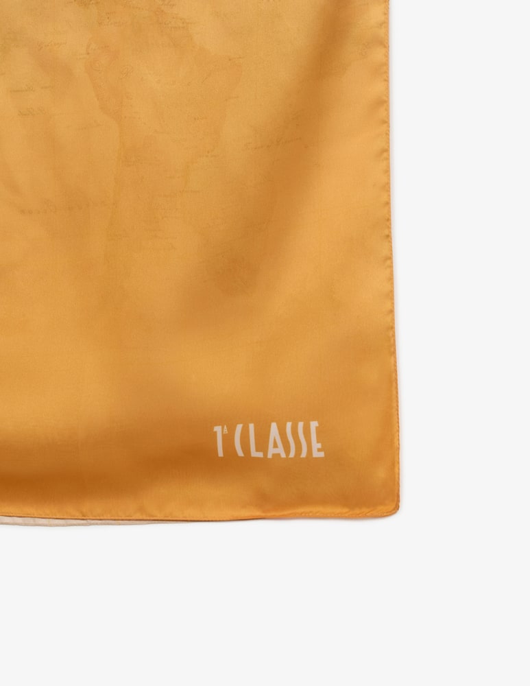 rinascente Alviero Martini Prima Classe Degradé map print scarf