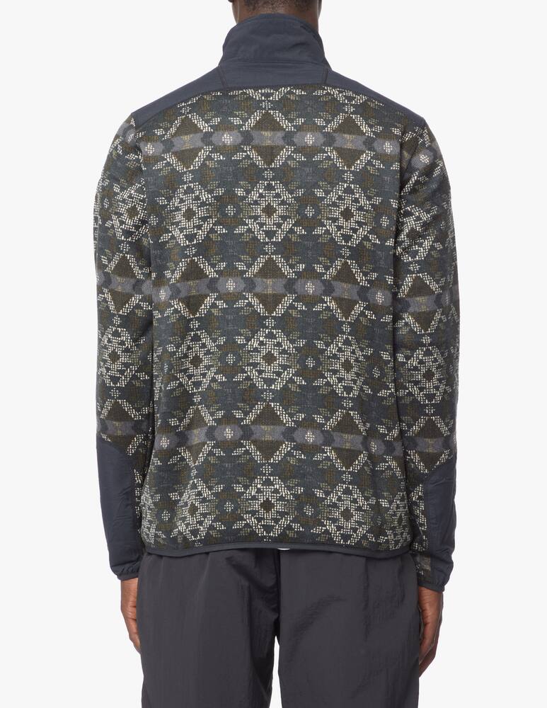 rinascente Columbia Maglia girocollo mezza zip con tsca geo print