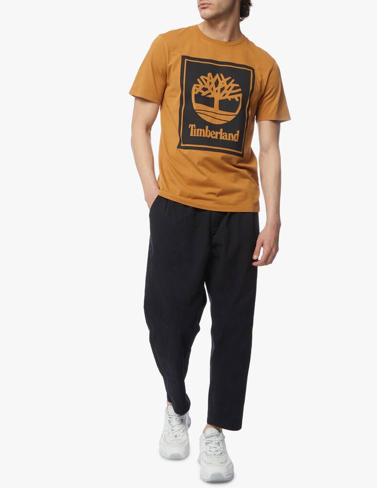 Timberland Stack logo tee regular - yellow - picture 2 Timberland Stack logo tee regular - yellow - picture 2
