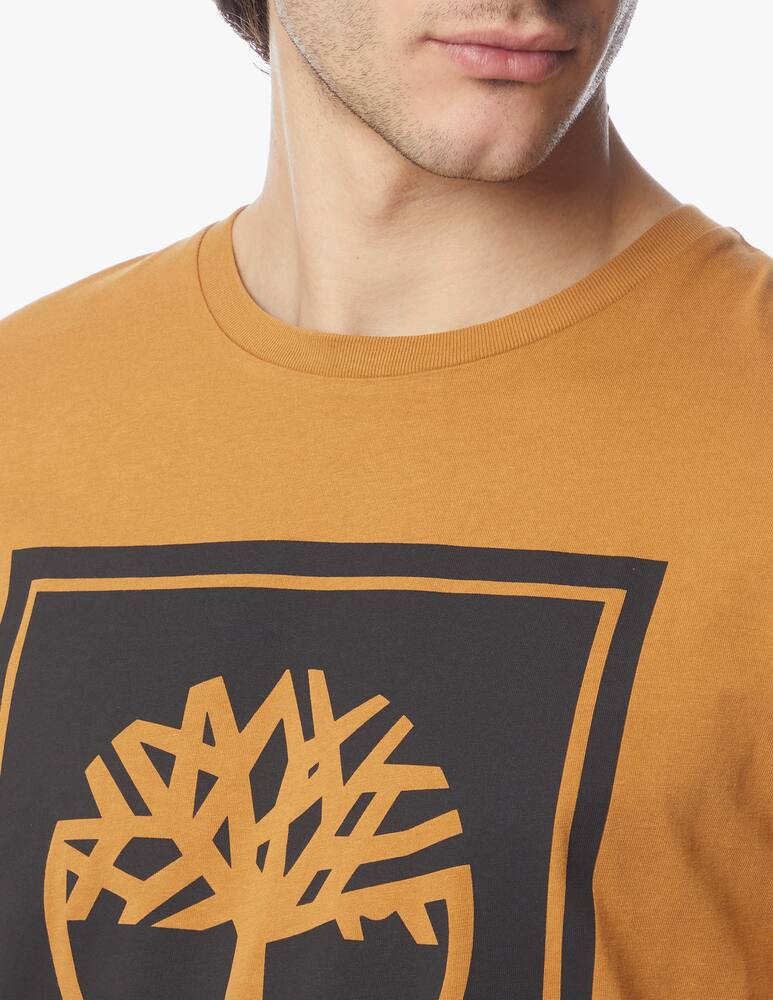 Timberland Stack logo tee regular - yellow - picture 5 Timberland Stack logo tee regular - yellow - picture 5