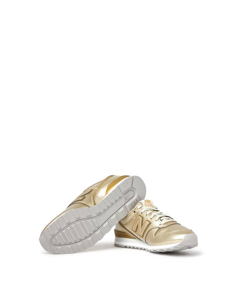 rinascente New Balance Sneakers basse WL996 in pelle metallizzzata traforata