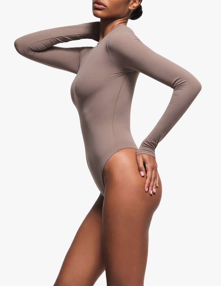 rinascente SKIMS Body girocollo a maniche lunghe