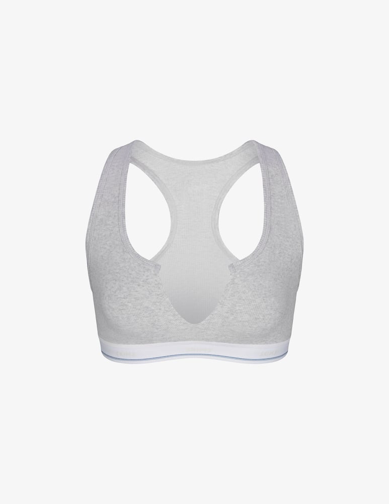 SKIMS Cotton rib slit neck bralette - picture 1 SKIMS Cotton rib slit neck bralette - picture 1