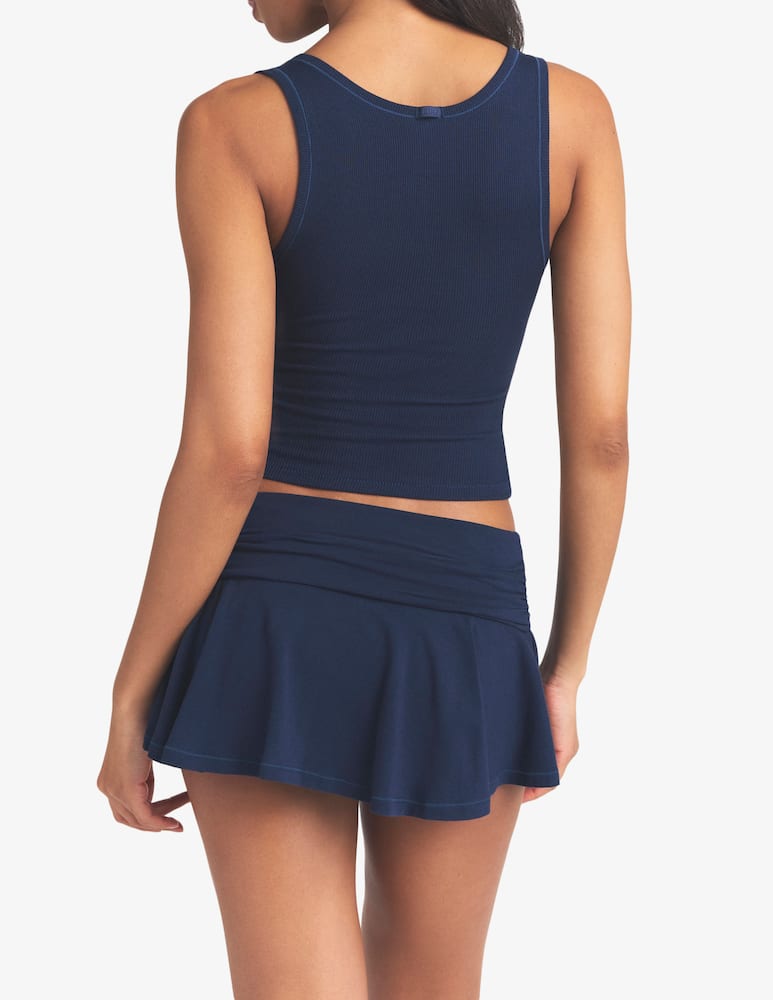 rinascente SKIMS Ribbed square neck tank top